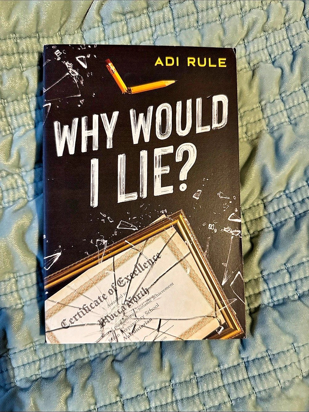 Scholastic Why Would I Lie? Paperback Mystery Book Adi Rule